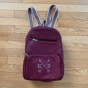 Boutique Backpack Maroon